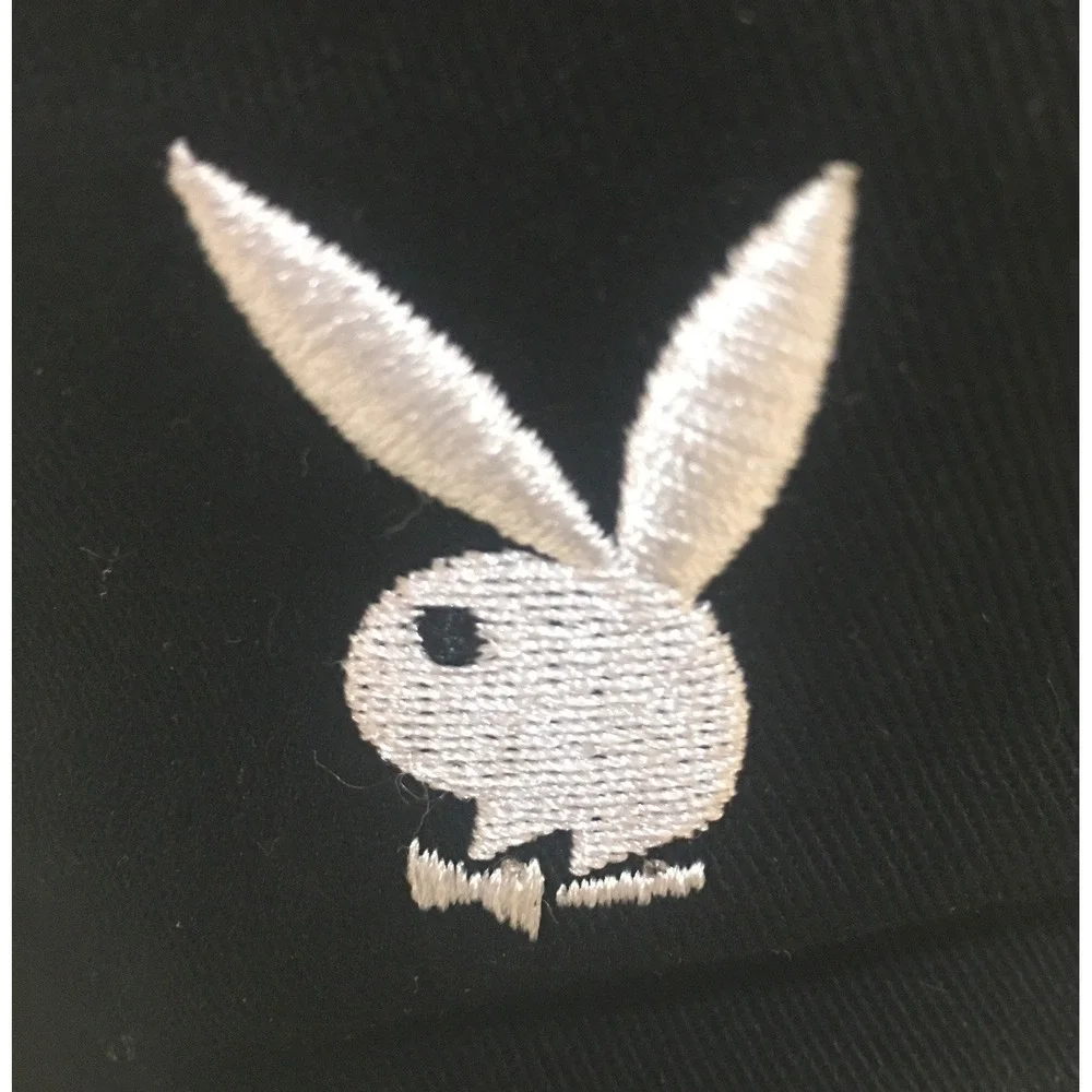 Playboy Bunny Bucket Hat Black White Logo  Unisex